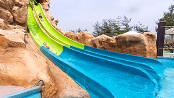 덕산 스플라스리솜 워터파크 슬라이드