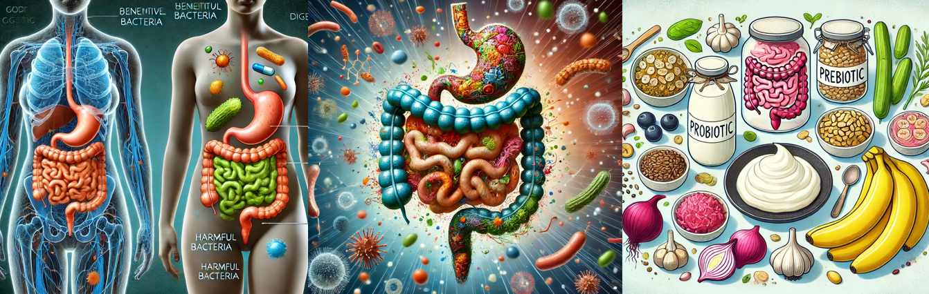 장내 미생물과 다이어트의 관계 이미지