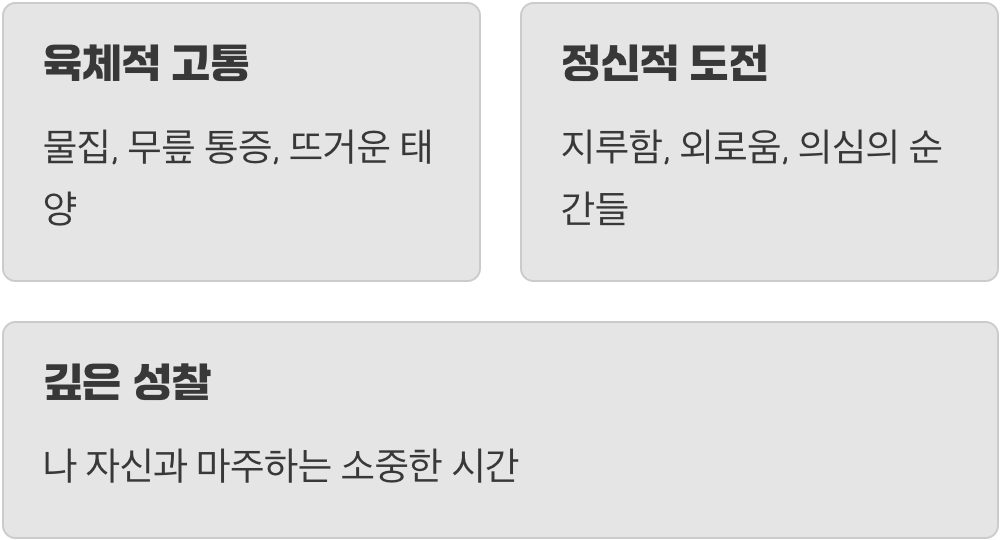 진짜 싸움은 ‘물집’이 아닌 ‘마음’
