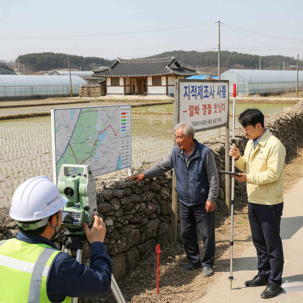 적재조사 사업, 내 땅의 경계가 달라질 수도 있다?