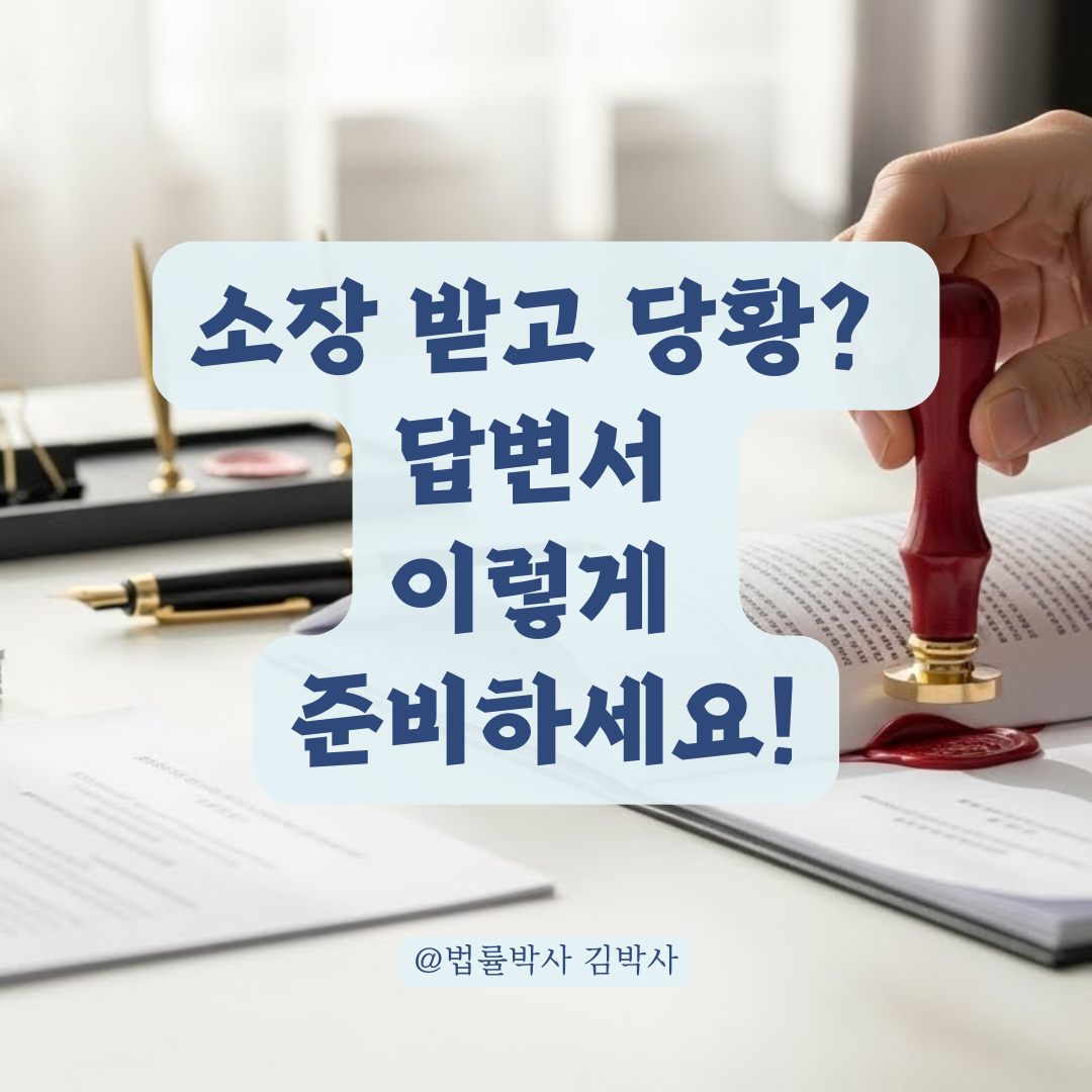 "법원에서 소장이 왔어요!" 민사소송 답변서, 법원용과 원고용 준비부터 간인 찍는 법까지 완벽 가이드.