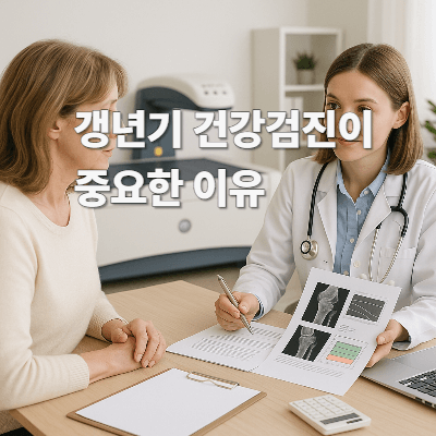 갱년기 건강검진이 중요한 이유