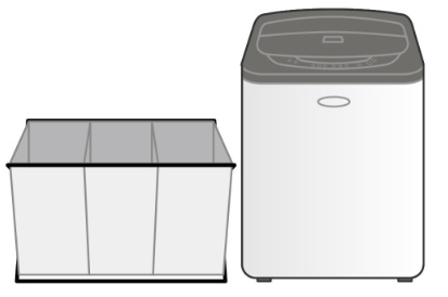 분리 세탁 &amp; 옷 뒤집기