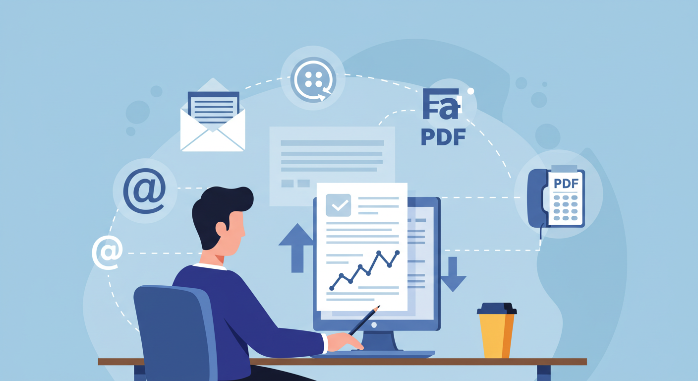 팩스 제출, 채무조정 서류