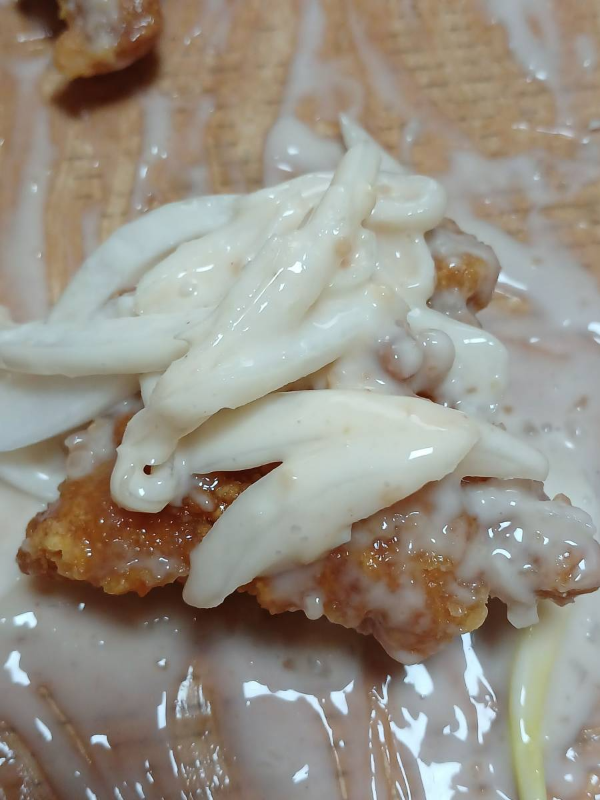 양파와 치킨 조합
