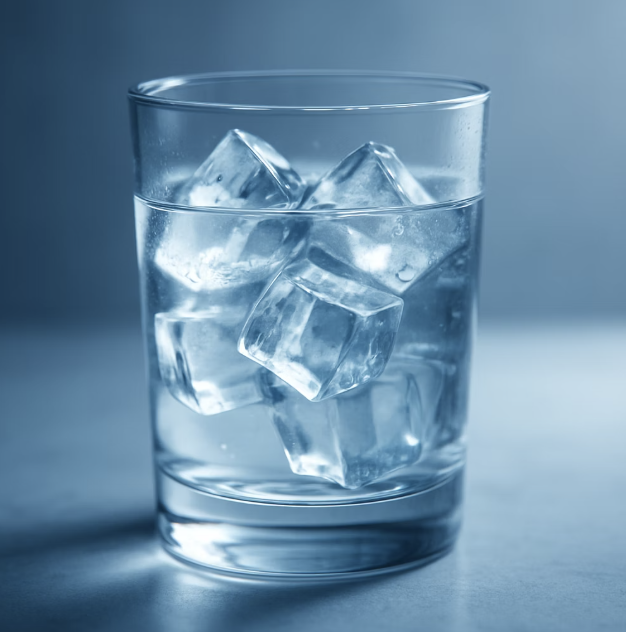 시원한 물&amp;#44; 붓고 화끈거리는 목을 진정시킬 때