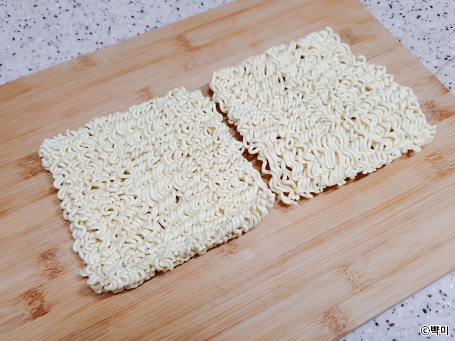 라면땅-에어프라이어-초간단-간식-라면땅-만들기