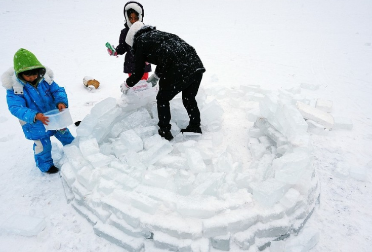 양평 백동저수지 빙어축제