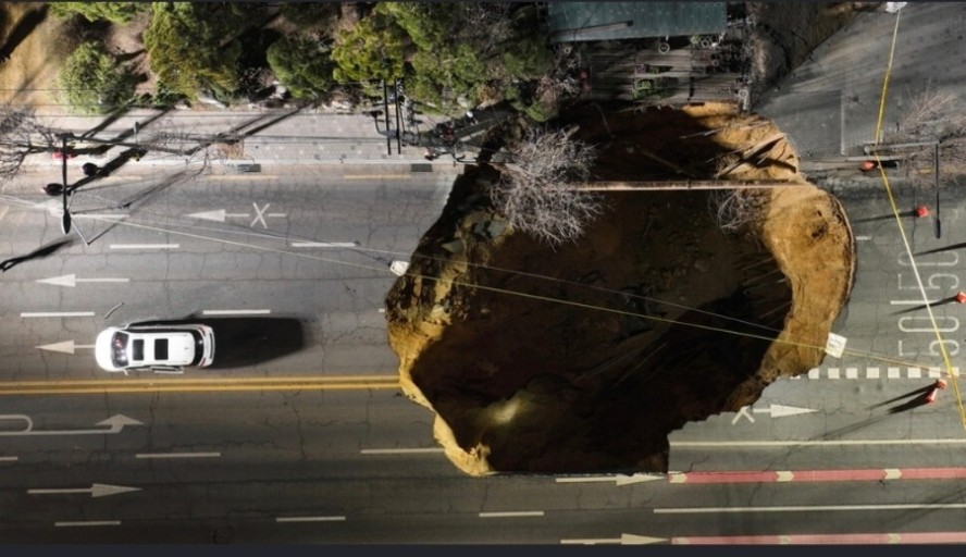 강동구 싱크홀 발생 사고