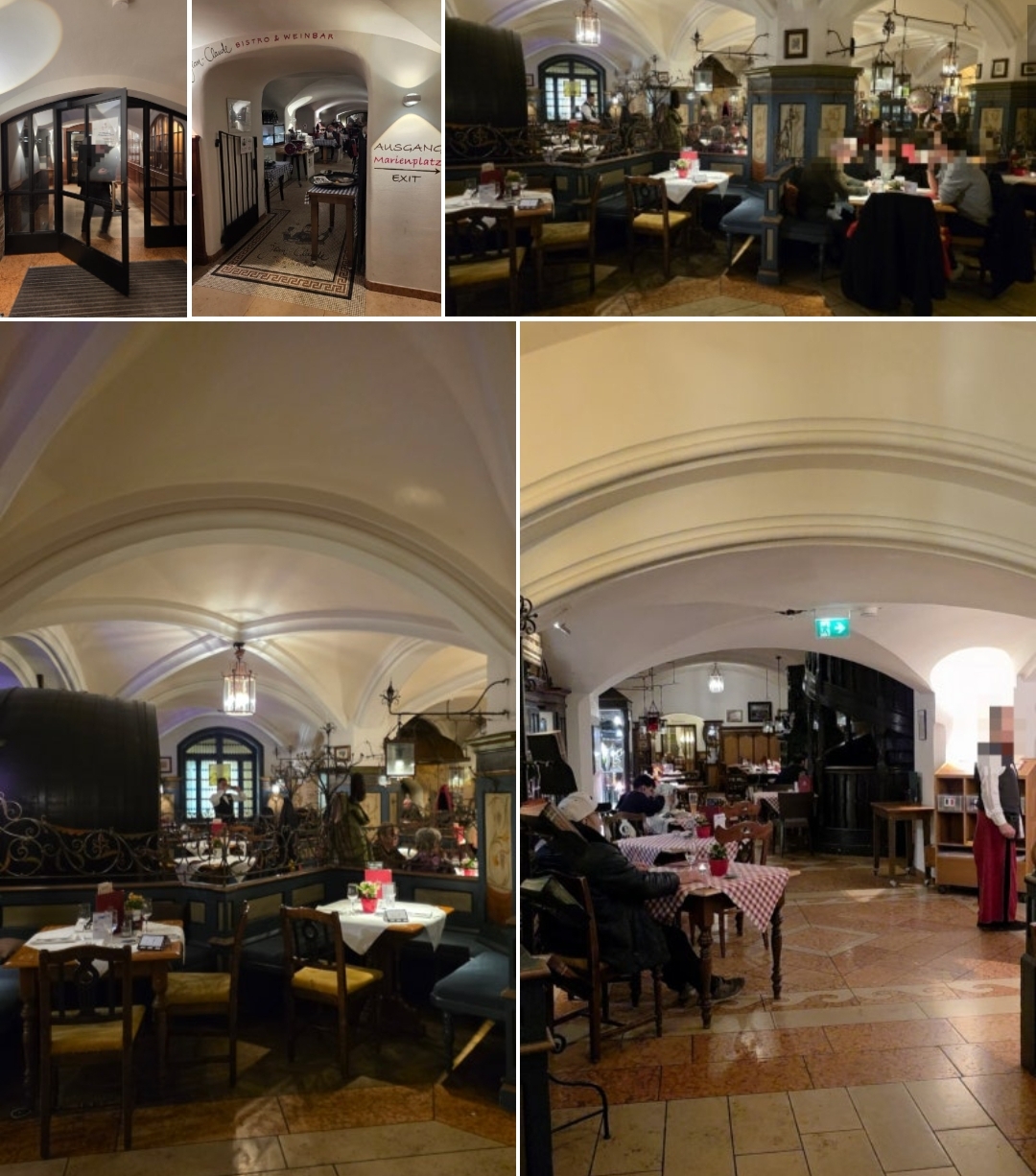 뮌헨 맛집 추천 : 시청사 지하의 레스토랑 '라츠켈러'