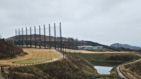 골프장 경험담 경주 루나엑스cc 6홀 단위 코스, 노캐디 + 자동 카트, 자연 경관,