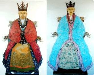 김수로왕과 허황옥 초상화