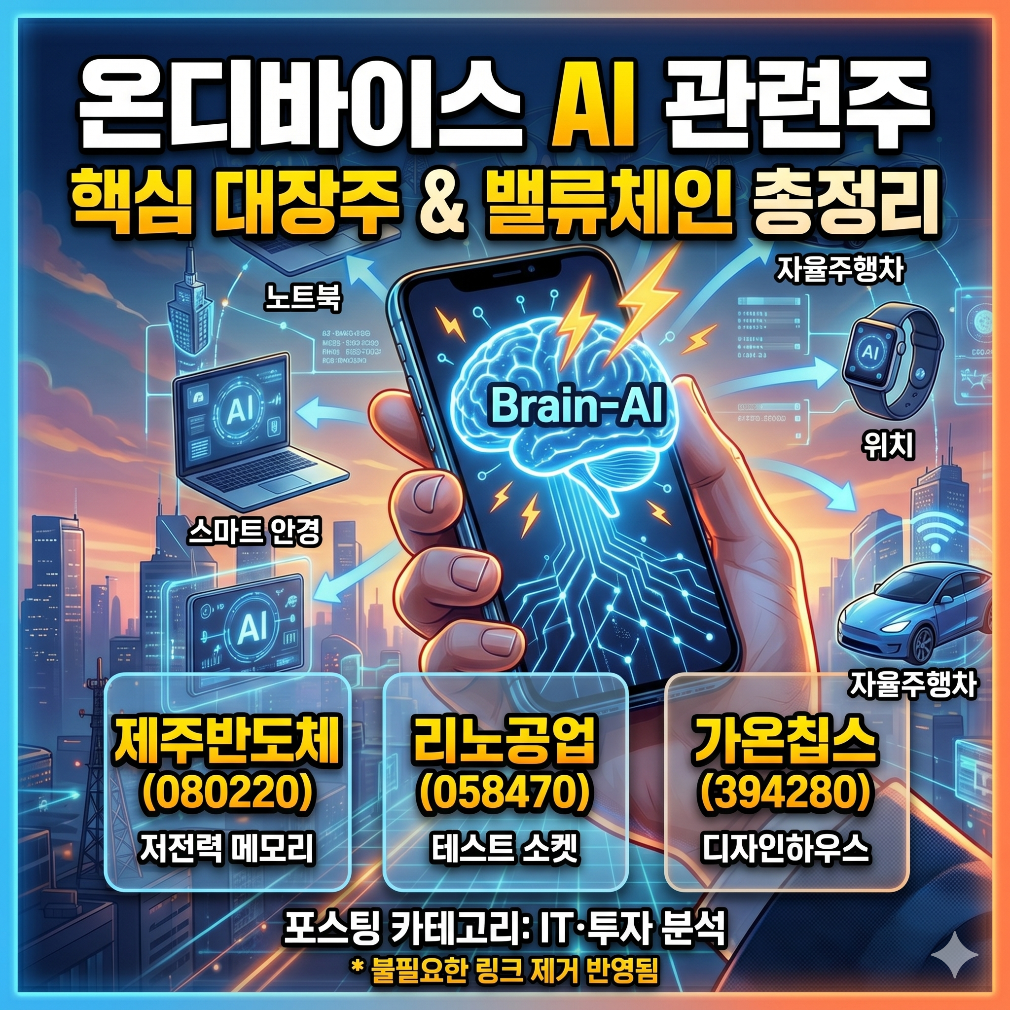 AI 패러다임의 대전환, 온디바이스 AI 관련주 대장주 및 밸류체인 완벽 분석