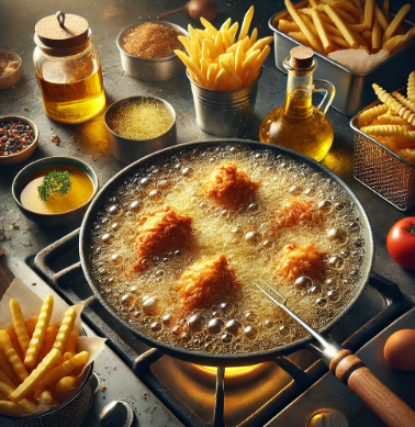 튀기는 조리법 관련 사진