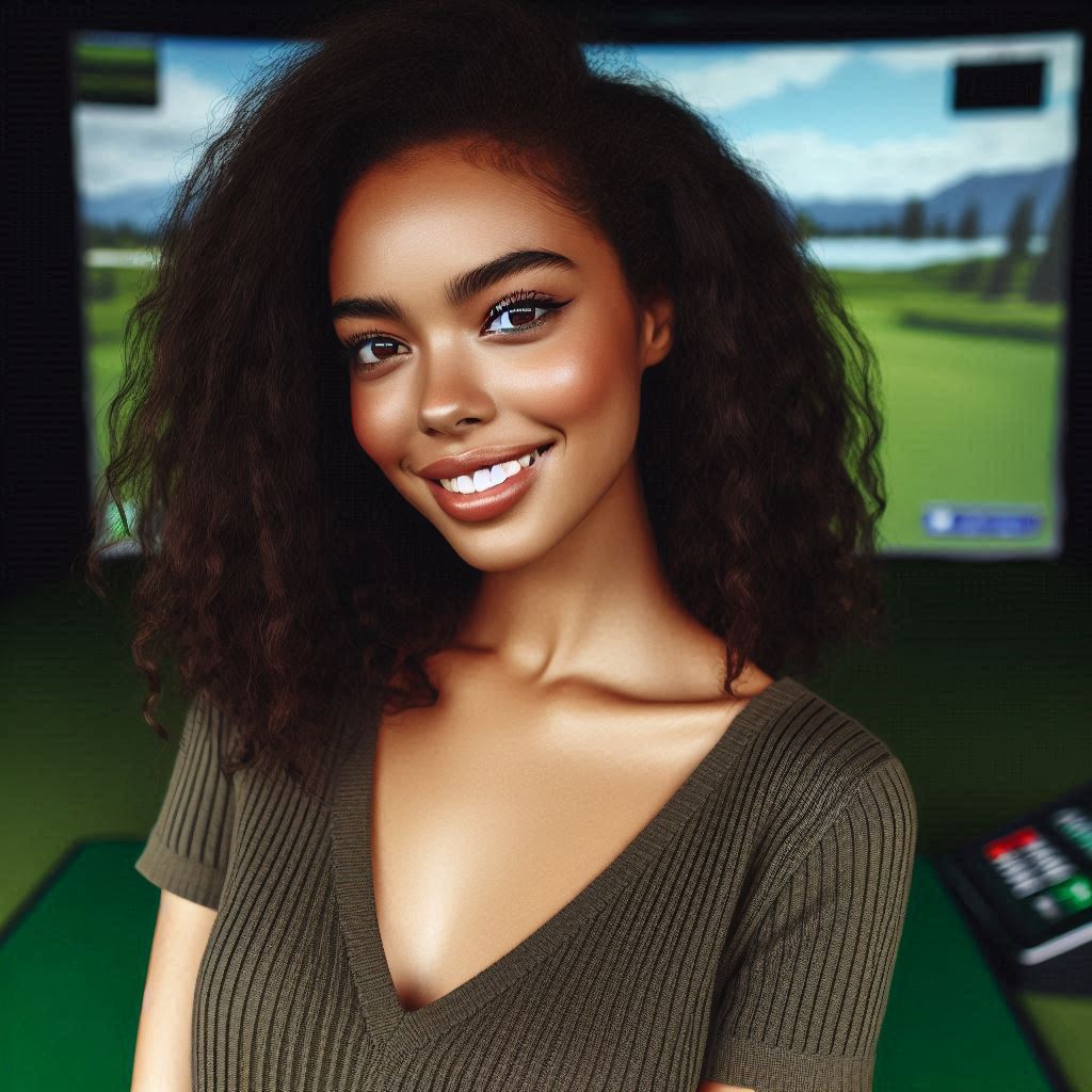 스크린골프장 배경