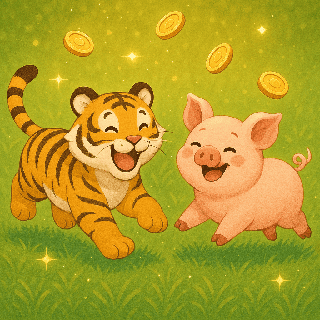 호랑이와 돼지가 같이 나타나는 꿈해몽