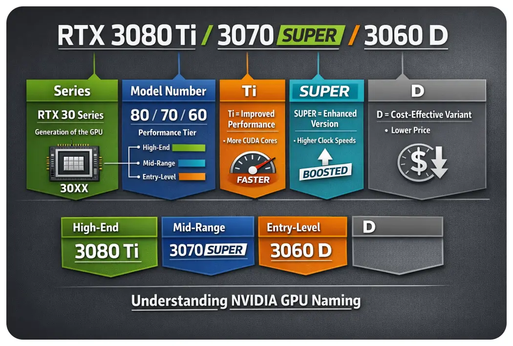엔비디아 지포스 RTX 이름 속 숫자(세대/등급) 읽는 법