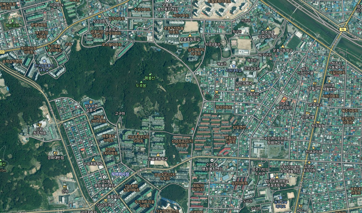 건설부지-지도-화면