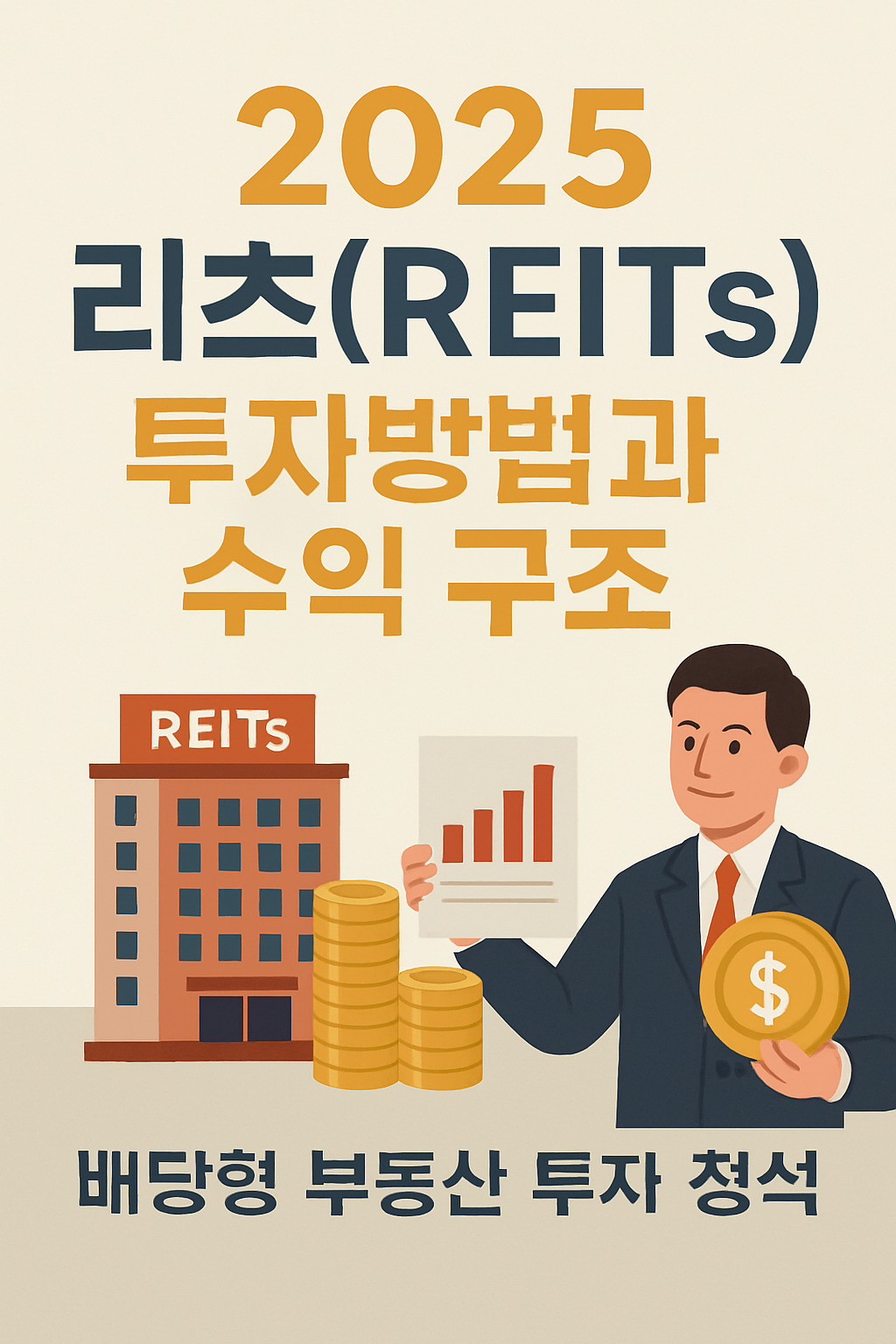 2025 리츠(REITs) 투자방법과 수익 구조 ❘ 배당형 부동산 투자 정석