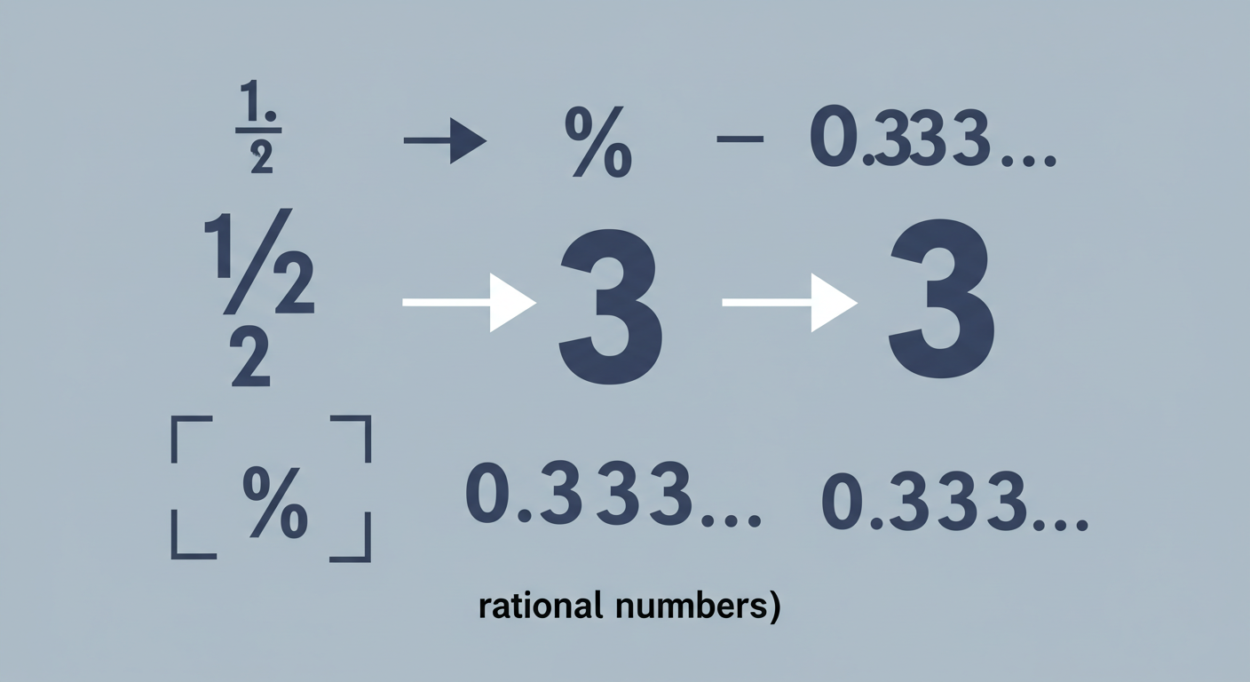 수학의 기초 다지기: '유리수 뜻'과 그 종류를 파헤쳐 봅시다