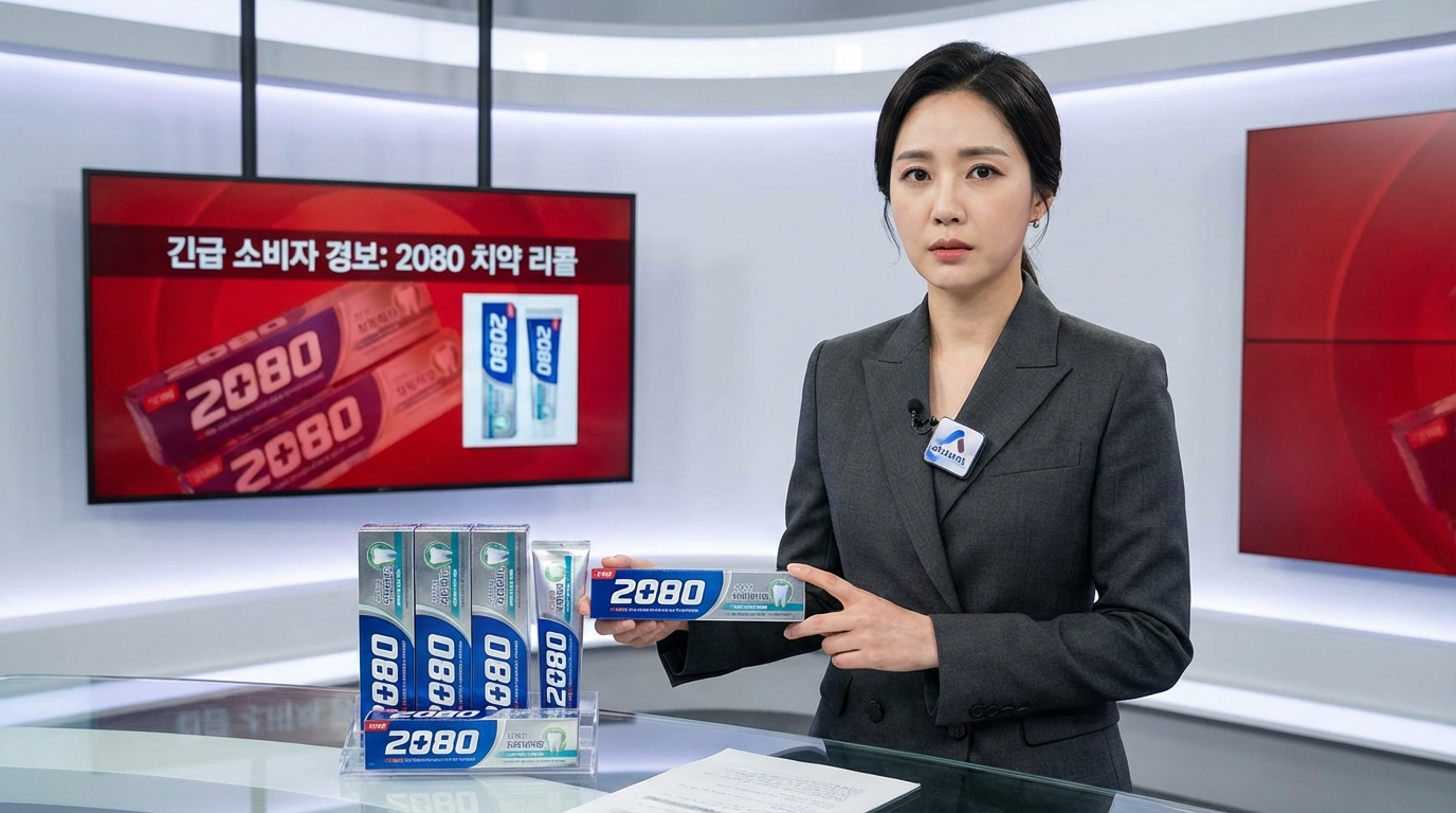 2080 치약 리콜, 지금 바로 확인하세요