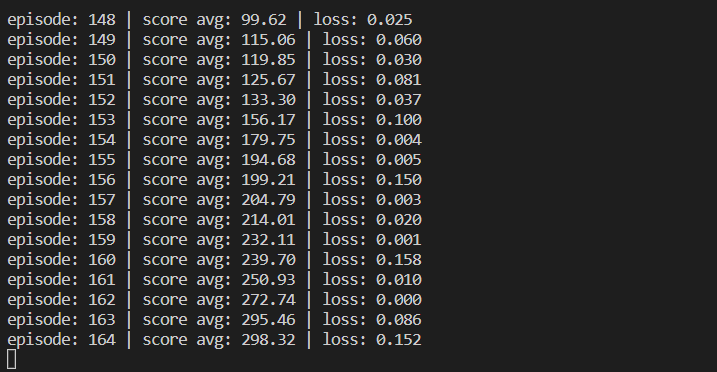 액터-크리틱 터미널 창