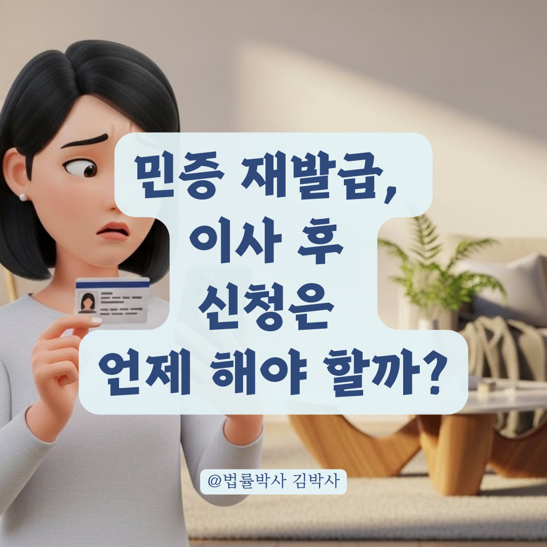 정부24 민증 재발급 신청 시 주소지 자동 업데이트 여부와 주의사항