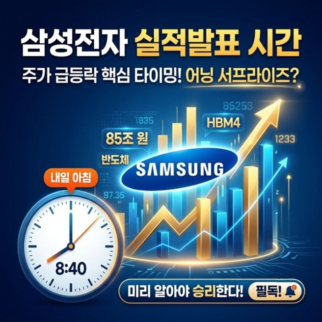 삼성전자 실적발표 시간 삼전 2분기