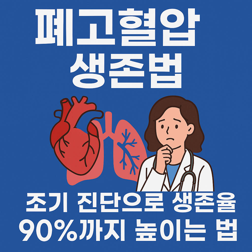 폐동맥고혈압 조기진단 생존율 폐동맥고혈압 폐고혈압증상 심장건강 호흡곤란 여성건강 난치병관리 심장내과 건강정보 심혈관질환