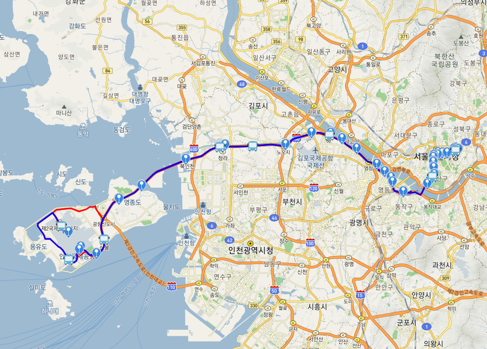6001번 실시간 위치