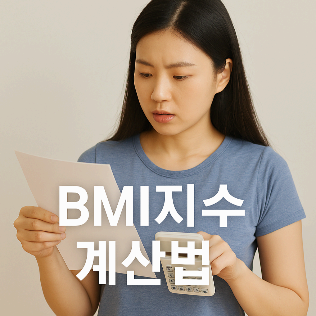 BMI 지수 계산법, 체중(kg) ÷ 키²(m²)