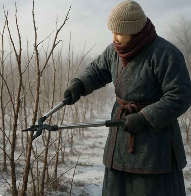 겨울의 정리, 두 번째 가위질 (동계전정)