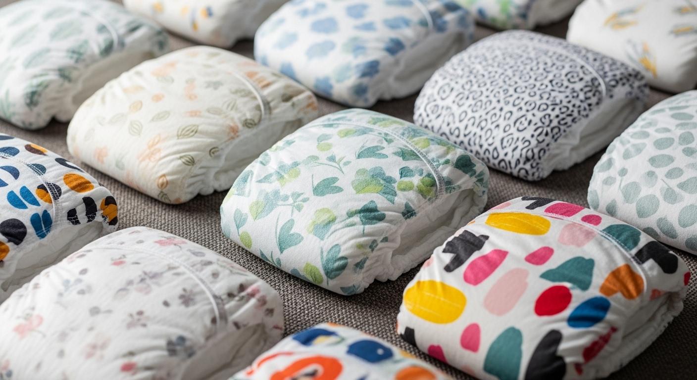 성인 기저귀 일자형