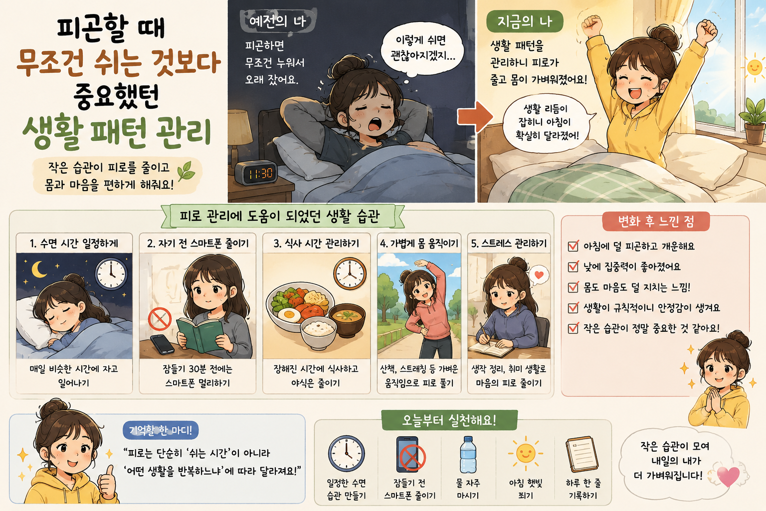 피곤할때 생활패턴