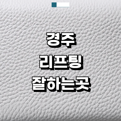 경주시 리프팅 병원