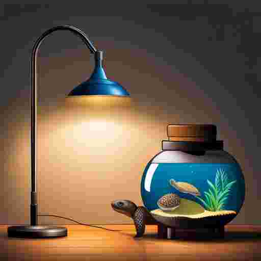 거북이 수조의 온도와 빛