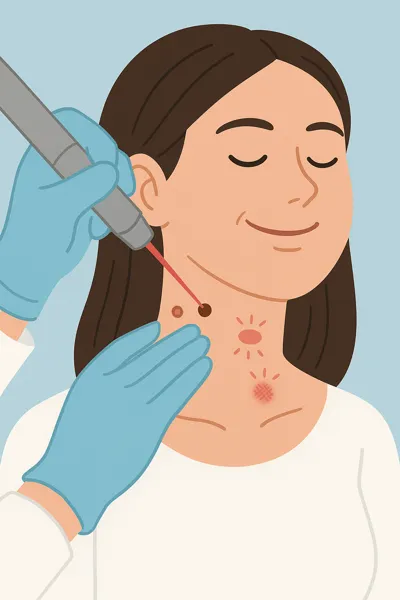 쥐젖 제거 레이저 시술 과정과 회복12