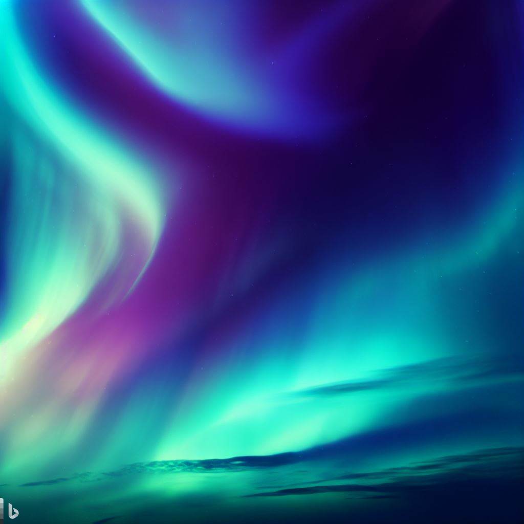 오로라 이미지