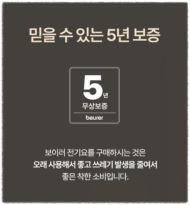 보이러 전기요 보증기간 (출처: 보이러 공식 스토어)