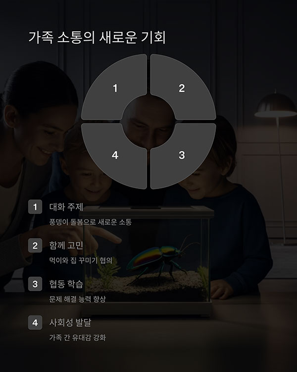 가족 간 소통을 유도하는 새로운 관심사
