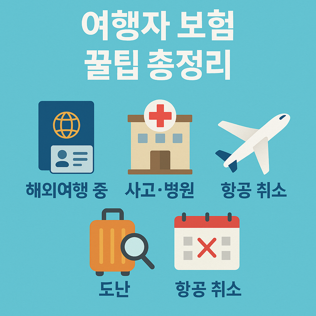 🧳 여행자 보험 꿀팁 총정리