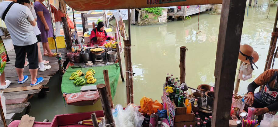 태국 수상시장 전경사진