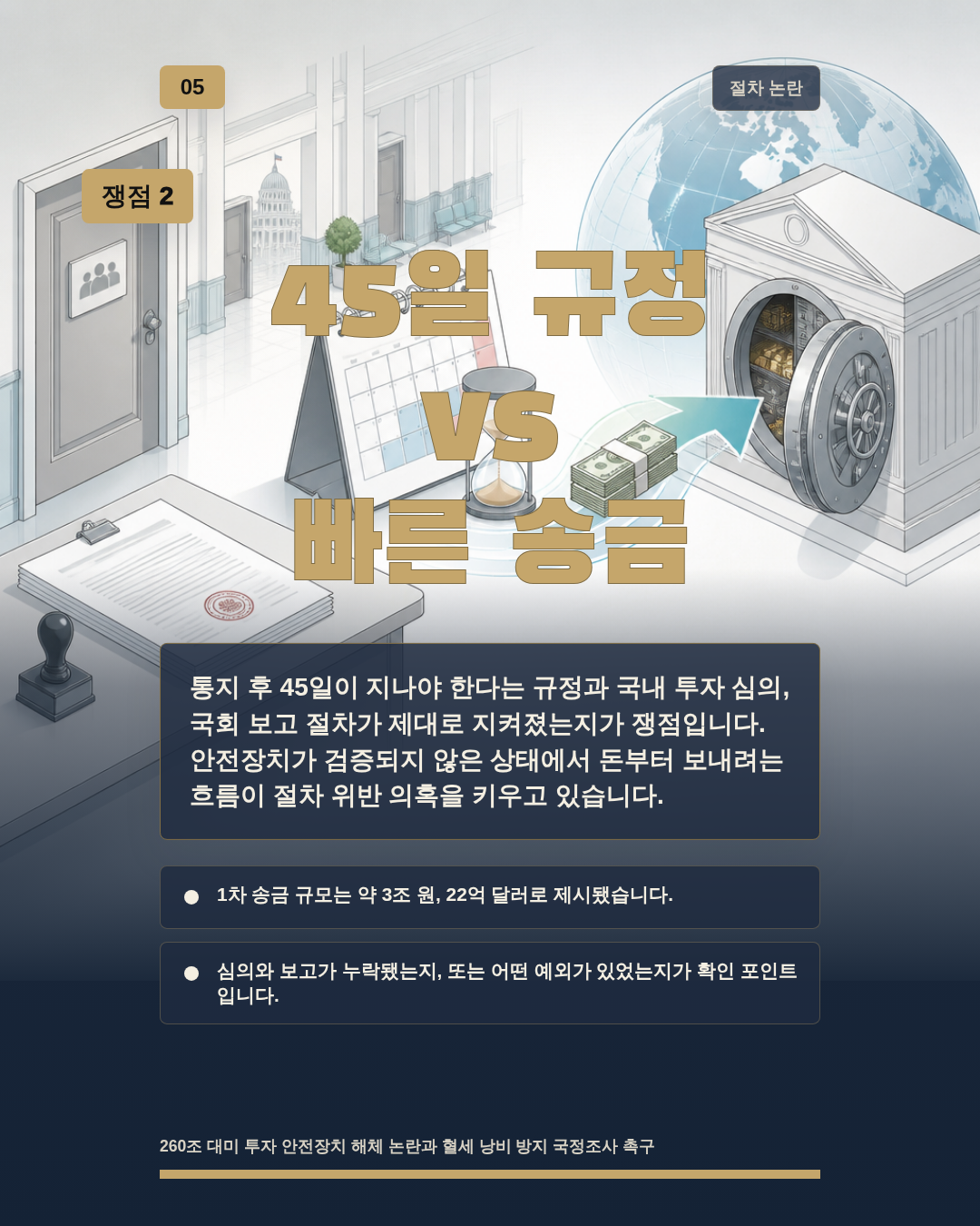 45일 규정 vs 빠른 송금