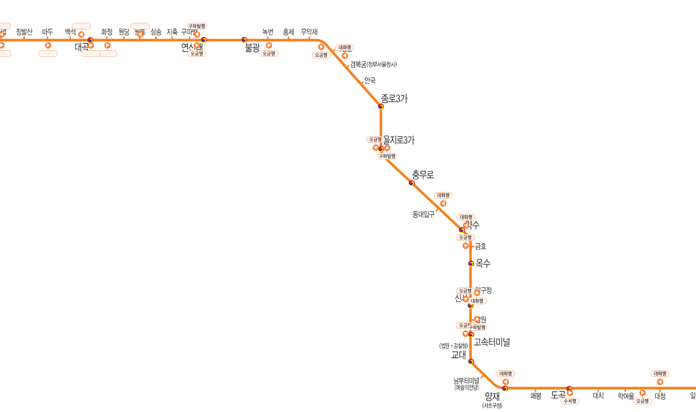 지하철 파업 시간표 및 노선