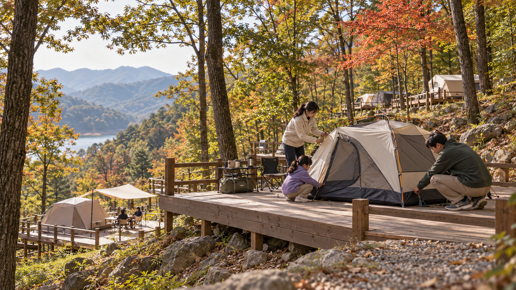 초안산캠핑장 T3가 좋을까?｜테라스&middot;파크&middot;힐링 자리 고르기 전 차이