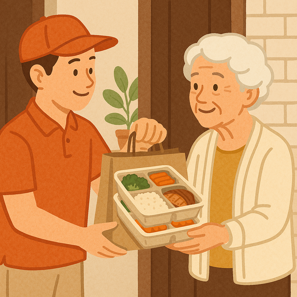 노인 전문 식단 배달 서비스 사업에 관한 이미지