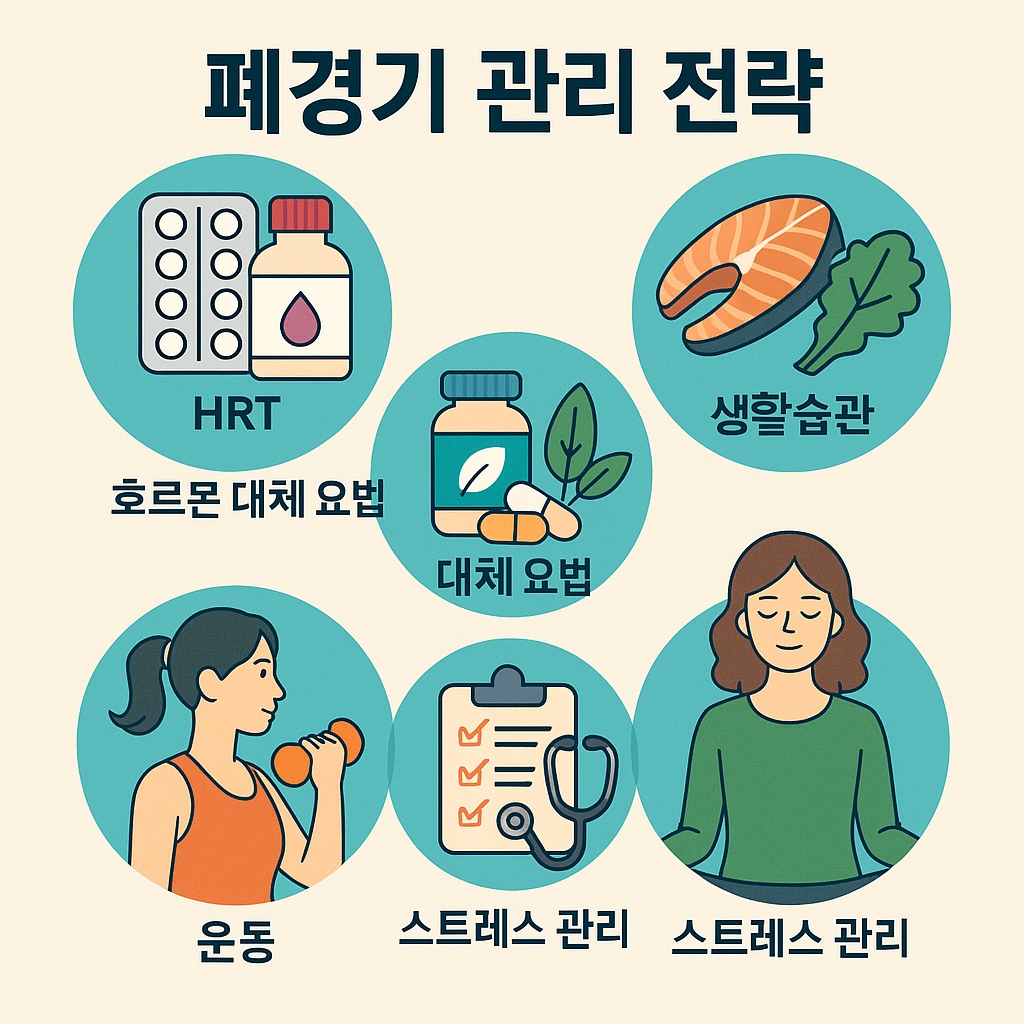 중년 폐경기 관리 전략