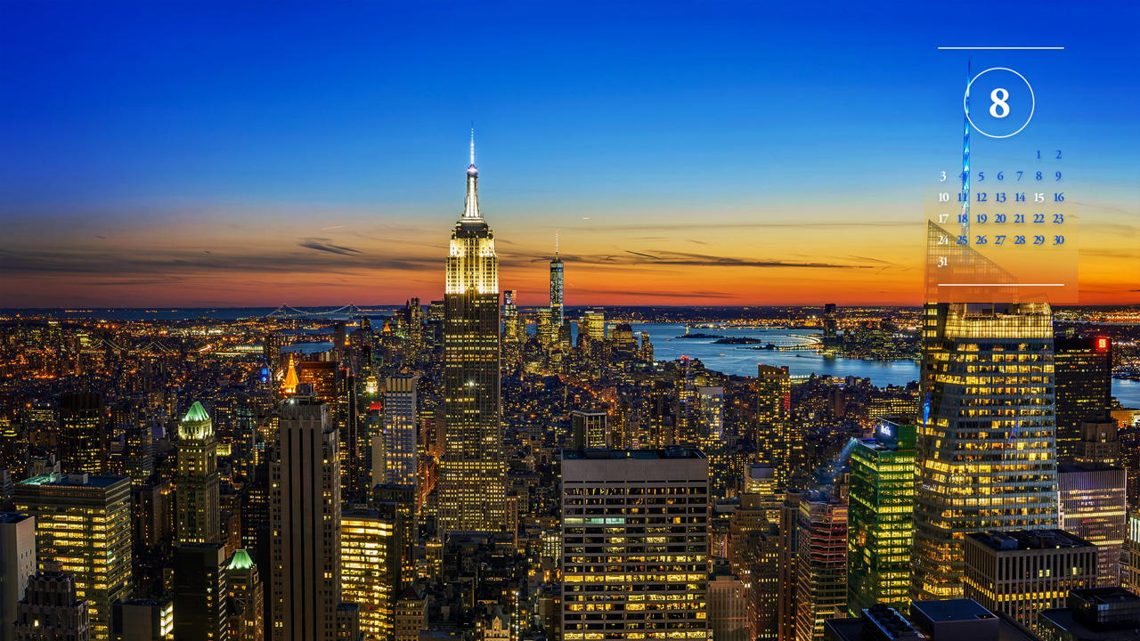 07 엠파이어 스테이트 빌딩 A - 2025년8월 노트북배경화면