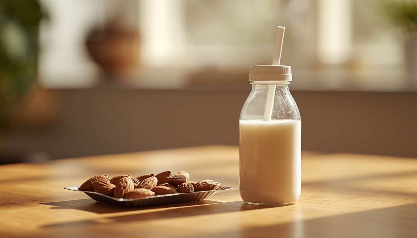 편의점에서 3,000원으로 구매 가능한 견과류와 마시는 요구르트 조합