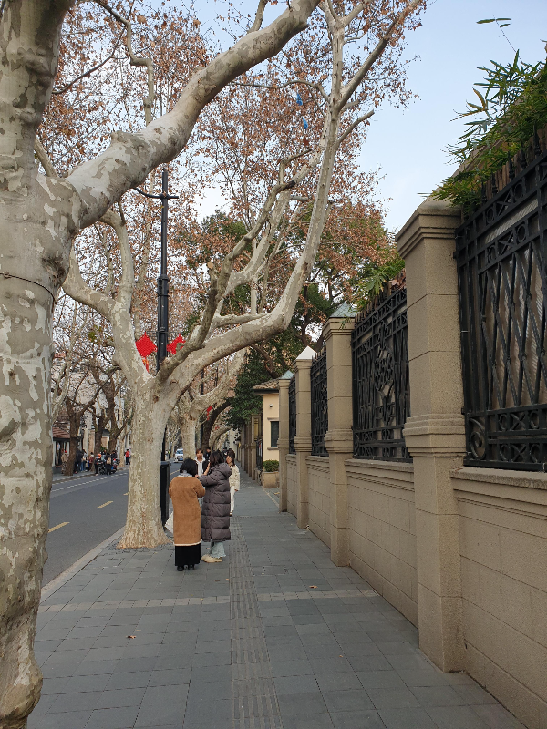 우캉루 ~ 안프루 거리 사이 프랑스 조계지 거리